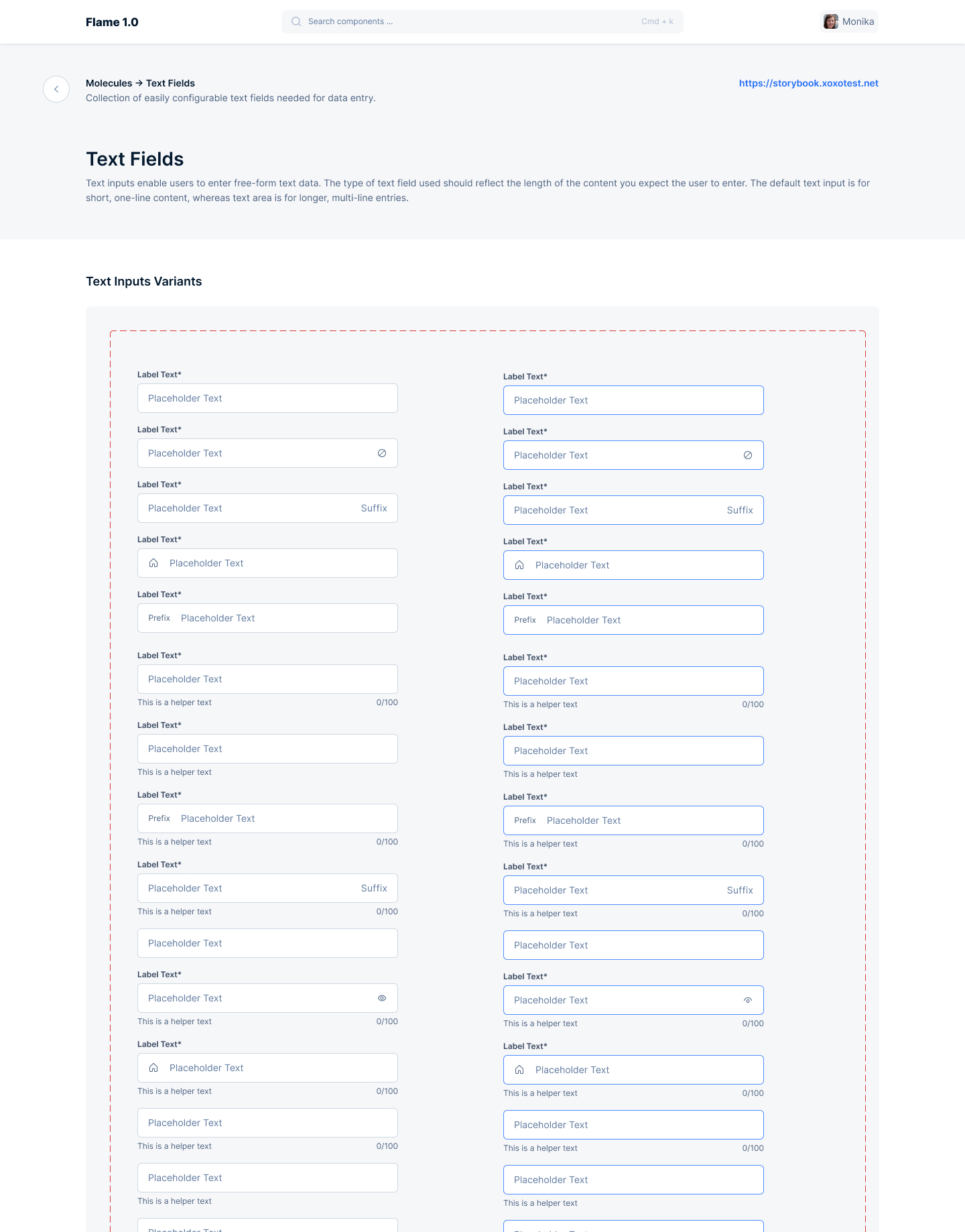 Flame Design System overview 2